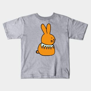 Gold Bunny Rabbit Kids T-Shirt